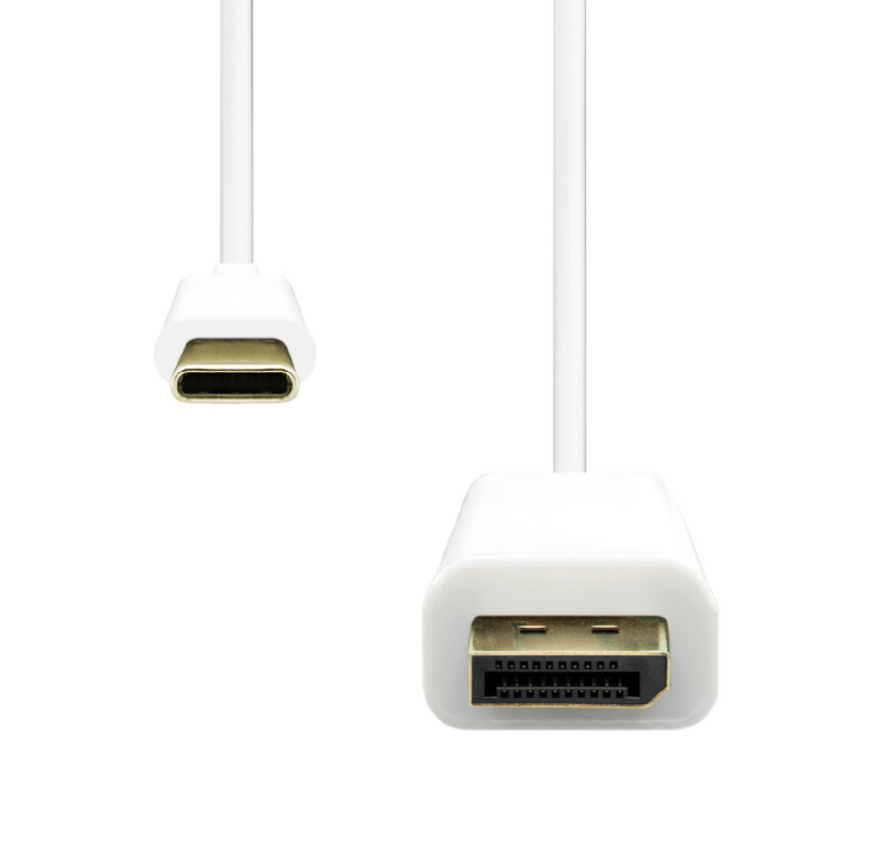 ProXtend USB-C to DisplayPort cable 2M white - Kabel - Digital/Daten