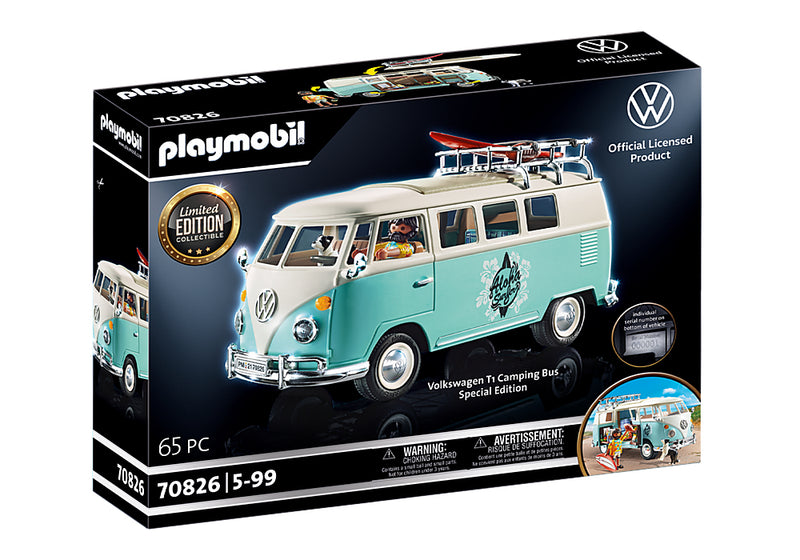 PLAYMOBIL Playm. Volkswagen T1 Camping Bus LIMITED| 70826