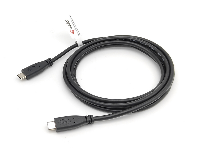 Equip USB Kabel 2.0 C -> St/St 2.0m 480Mbps schwarz - Kabel - Digital/Daten