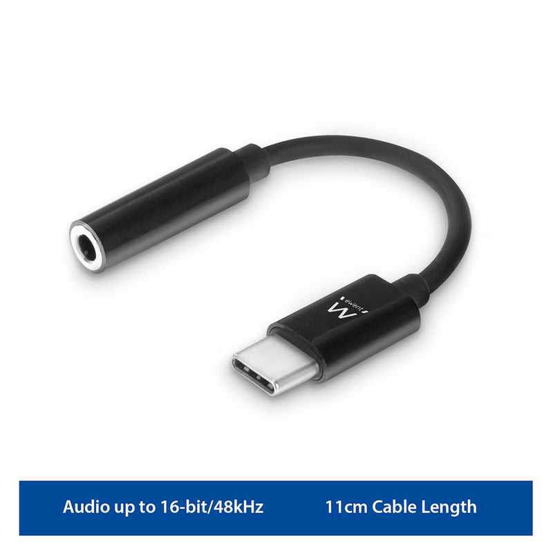 Eminent USB-C naar 3.5mm jack audio adapter