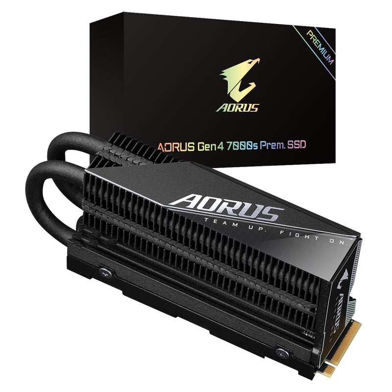 Gigabyte AORUS 7000s Prem. - SSD - 1 TB - intern - M.2 2280 - PCIe 4.0 x4 (NVMe)