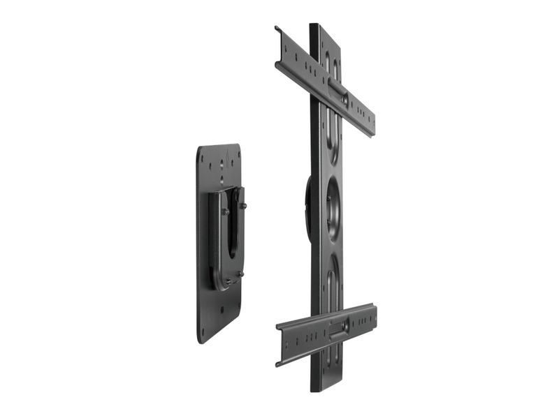 Equip Befestigungskit (Wandmontagehalterung) - für Flachbildschirm - universal drehbar - Kunststoff, rostfreier Stahl, Aluminium - Schwarz - Bildschirmgröße: 94-203 cm (37"-80")