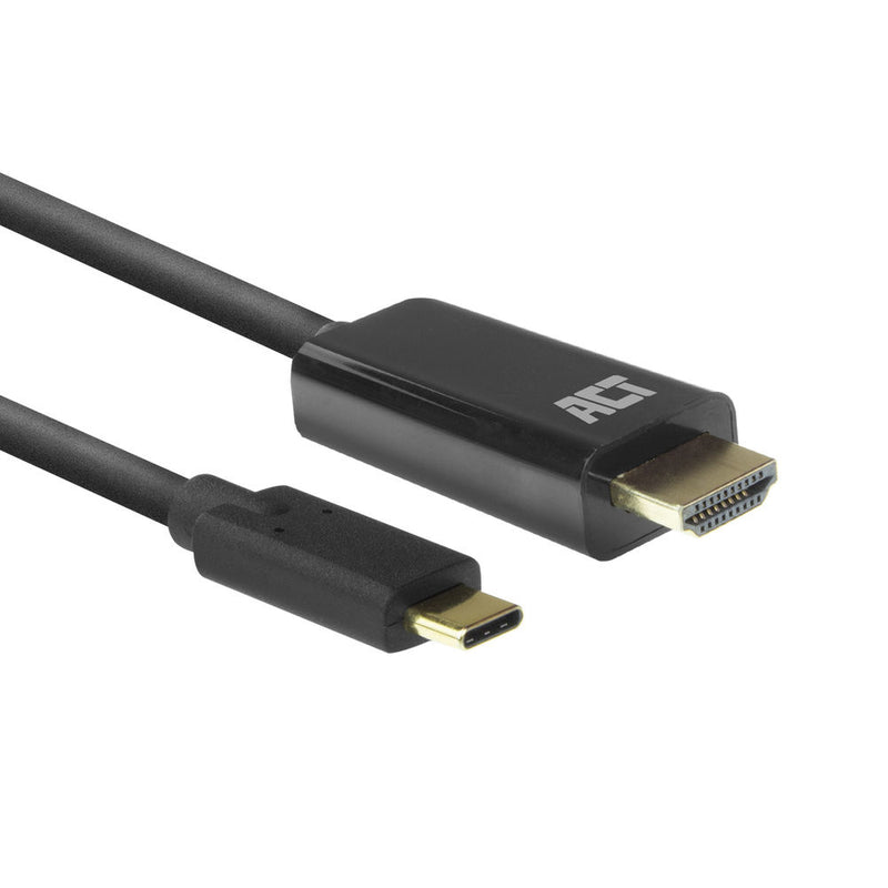 ACT USB-C naar HDMI male aansluitkabel 4K