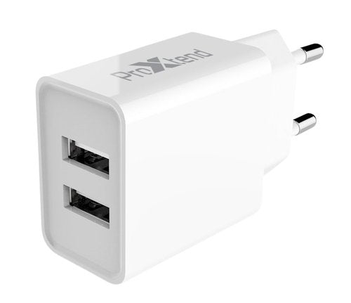 ProXtend 12W Dual USB Wall Charger