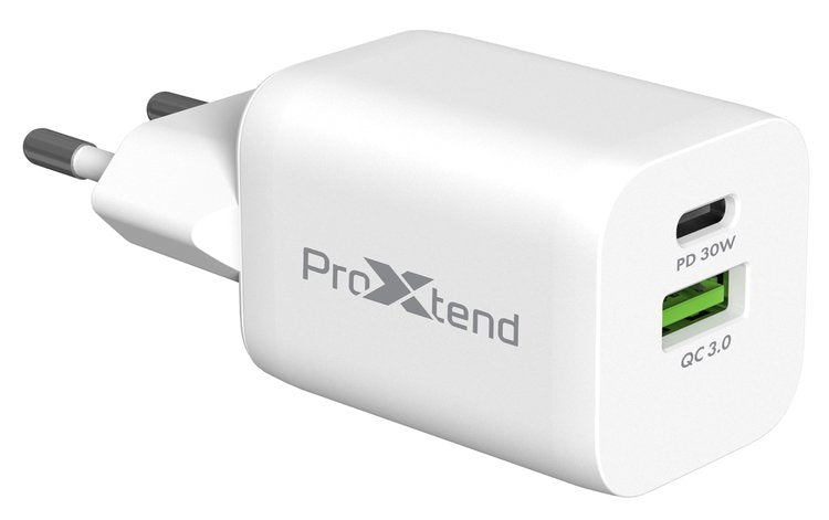 ProXtend 30W Dual PD/QC3.0 Wall Charger
