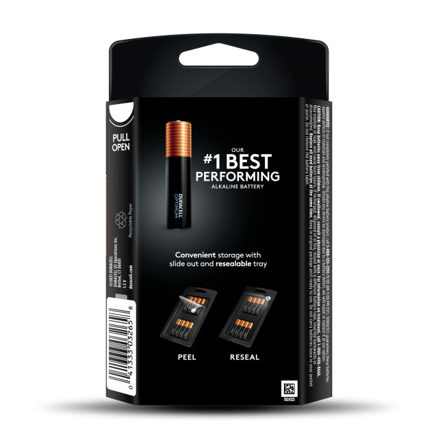 Duracell Alkaline Optimum batterij AAA 8 pack - Batterie