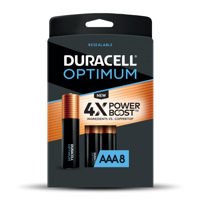 Duracell Alkaline Optimum batterij AAA 8 pack - Batterie