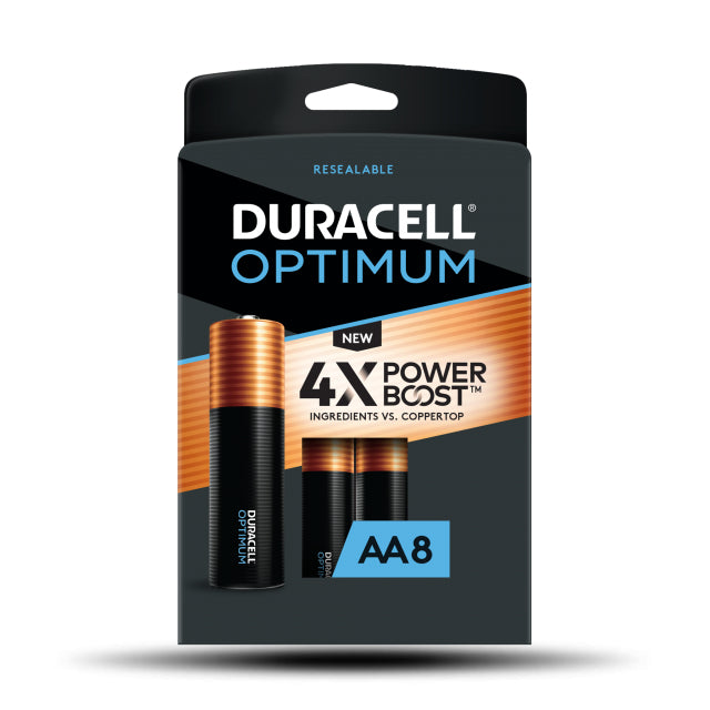 Duracell Alkaline Optimum batterij AA 8 pack - Batterie