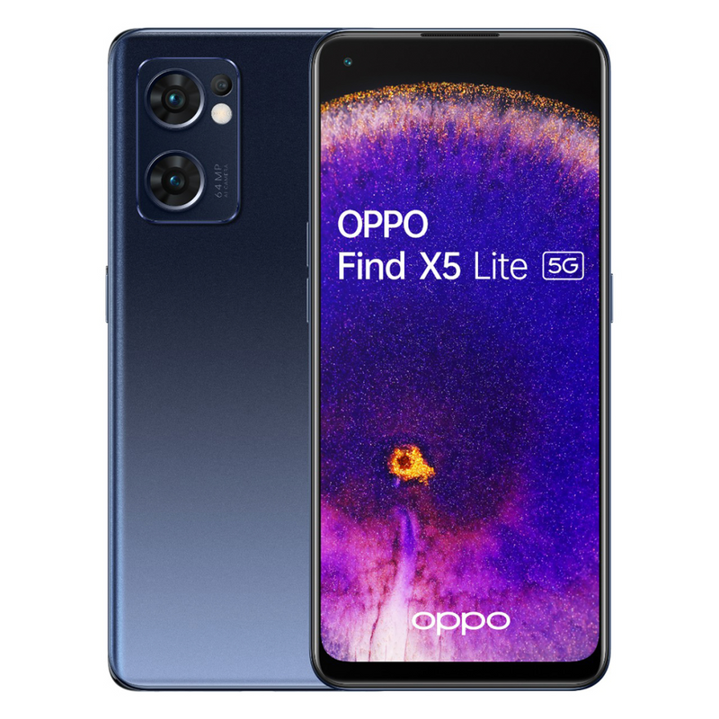 Oppo Find X5 Lite - 5G Smartphone - Dual-SIM - RAM 8 GB / Interner Speicher 256 GB - microSD slot - OLED-Display - 6.43" - 2400 x 1080 Pixel (90 Hz)