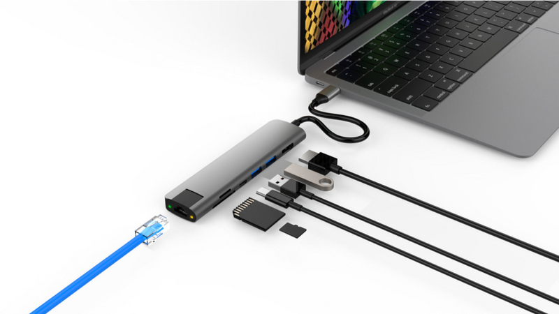 Targus HyperDrive 7-in-1 - Dockingstation - USB-C 3.1 Gen 2