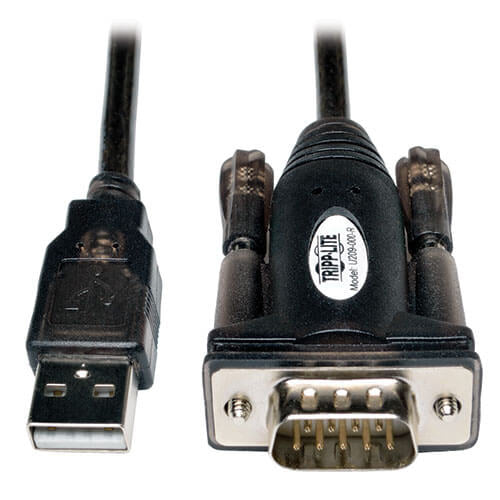 Tripp 5ft USB to Serial Adapter Cable USB-A to DB9 RS-232 M/M 5'