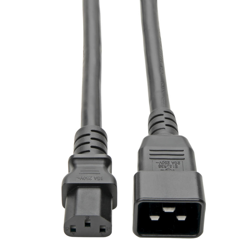 Tripp 7ft PDU Power Cord Cable C13 to C20 Heavy Duty 15A 14AWG 7'