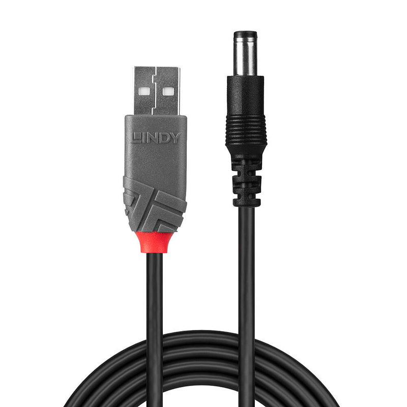 Lindy USB- / Stromkabel - Gleichstromstecker 5,5 x 2,1 mm (M)