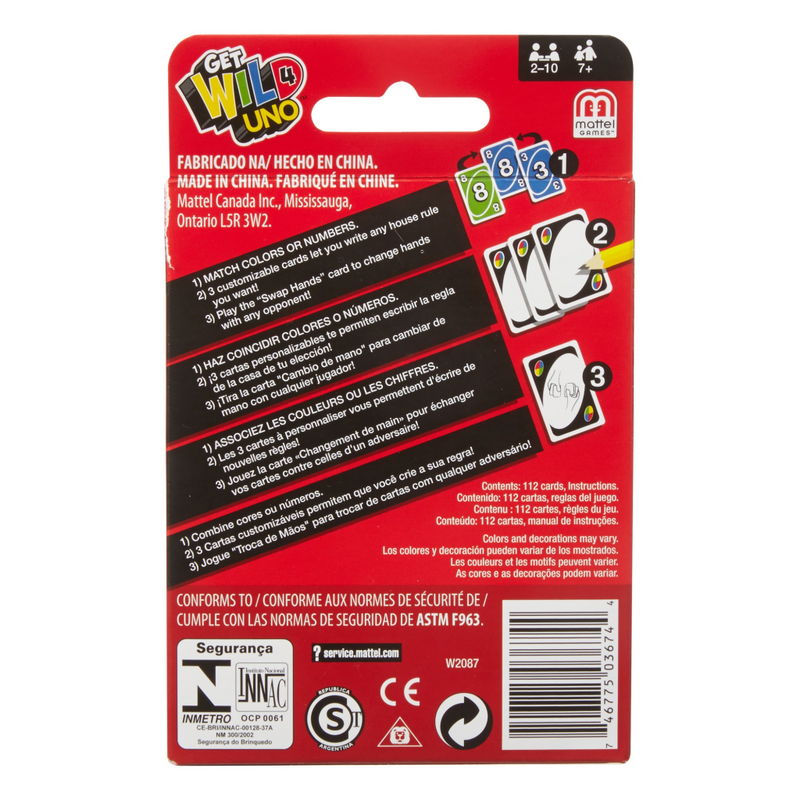 Mattel Uno - Karten - Junge - 7 Jahr(e)