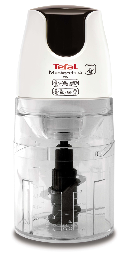 TEFAL MB450B38 - 0,5 l - Transparent - Weiß - Kunststoff - Tasten - 500 W