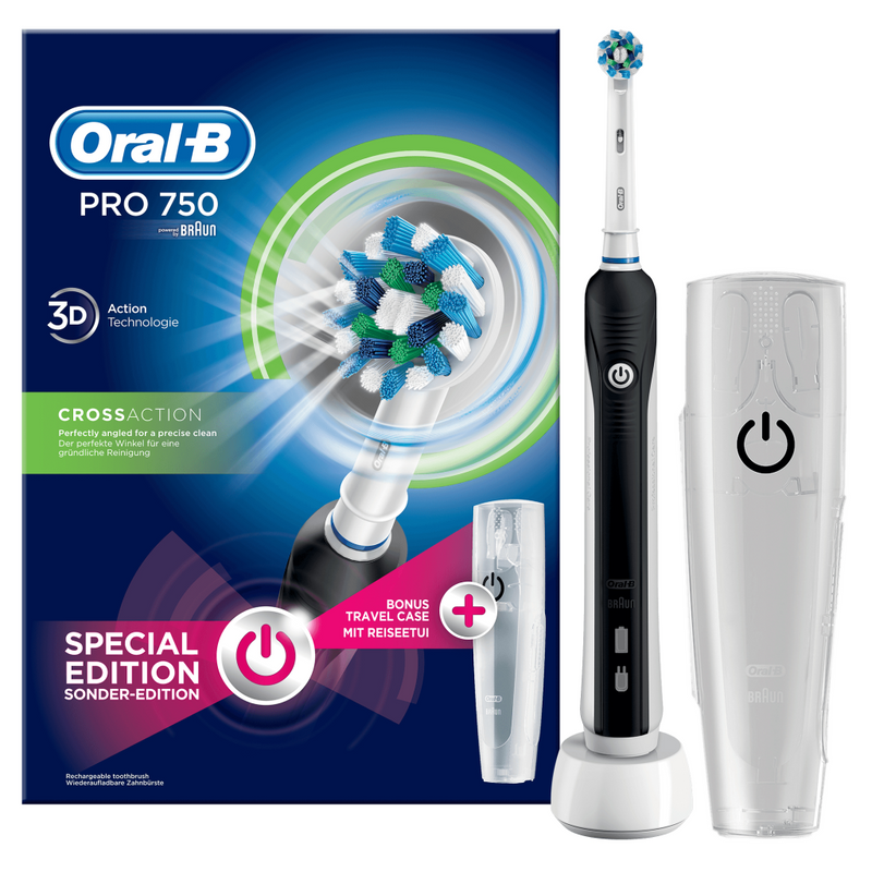 Oral-B Pro 750 CrossAction Bonus Pack - Zahnbürste