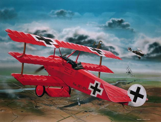 Revell Fokker Dr.I Richthofen - 1:28 - Montagesatz - Flugzeugzelle - 66 Stück(e)