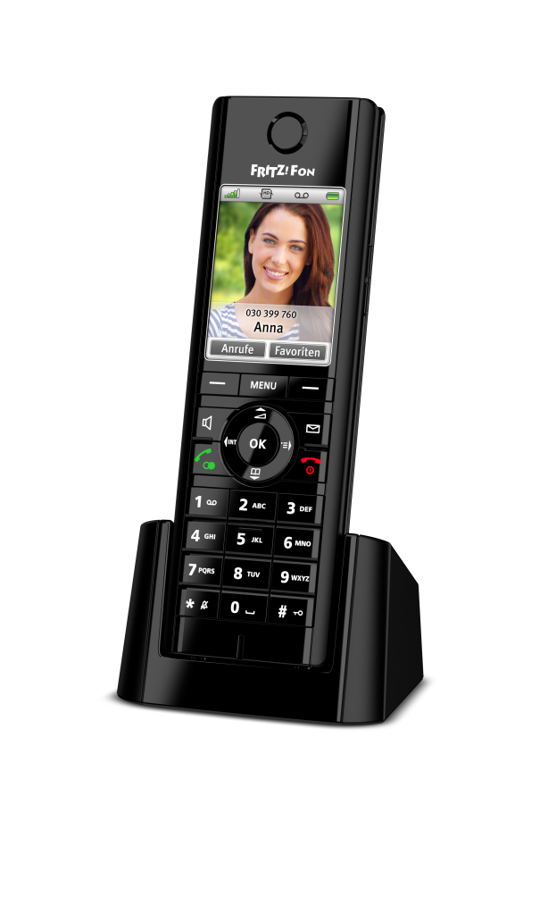 AVM FRITZ!Fon C5 - Schnurloses VoIP-Telefon - mit Internetradio, Netzwerk-Audioplayer