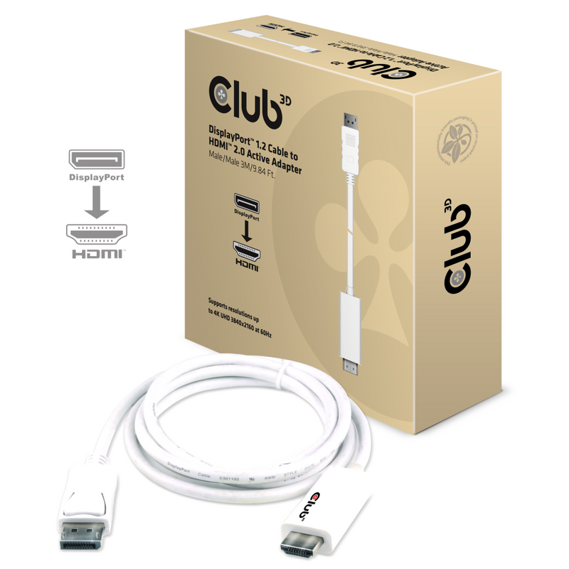 Club 3D CAC-1073 - Videoanschluß - DisplayPort (M)