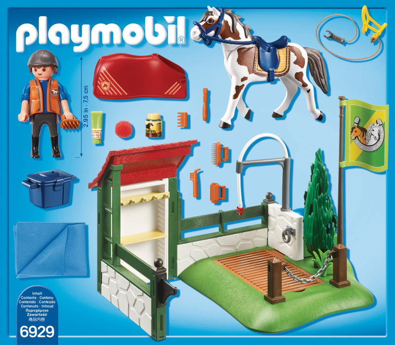 PLAYMOBIL Country Pferdewaschplatz - Junge/Mädchen - 4 Jahr(e) - Mehrfarben - Kunststoff