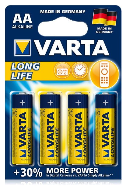 Varta Longlife 4106 - Batterie 4 x AA-Typ - Alkalisch