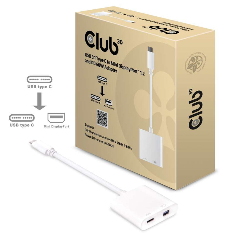 Club 3D CAC-1509 - Externer Videoadapter - USB-C 3.1