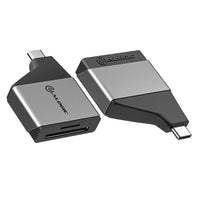 Alogic ULCSDMN-SGR - MicroSD (TransFlash) - SD - Schwarz - Grau - MacOS - Windows - Chrome - USB 3.2 Gen 1 (3.1 Gen 1) Type-C - 36 mm - 45 mm