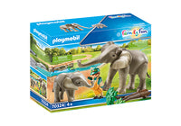 PLAYMOBIL 70324 Elefanten im Freigehege