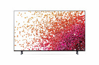 LG Televizorius TV Set|LG|50"|4K/Smart|3840x2160|webOS|Juodas|50NANO753PR