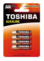 Toshiba Baterie Toschiba RED ALKALINE LR03GCA BP-4C LR03 Blister 4 szt. - Micro (AAA)