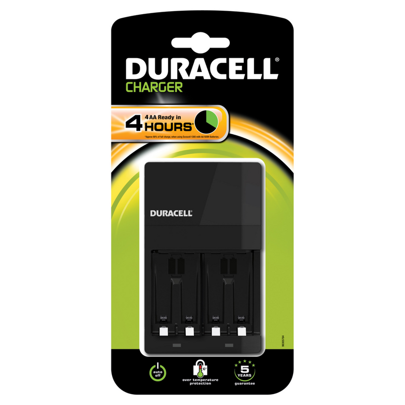 Duracell CEF14 - 6 Std. Batterieladegerät - (für 4xAA/AAA)