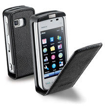 Cellularline FLAP ESSENTIAL. Art der Tasche: Flip case, Markenkompatibilität: Samsung, Kompatibilität: GALAXY S2 I9100, Produktfarbe: Schwarz