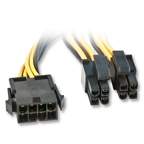 Lindy Stromkabel - 4 PIN ATX12V (W) zu 8-poliger PCIe Power (M)