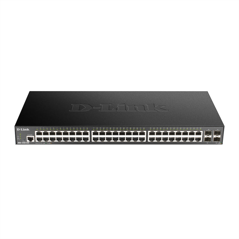 D-Link DGS 1250-52X - Switch - Smart - 48 x 10/100/1000 + 4 x 10 Gigabit SFP+