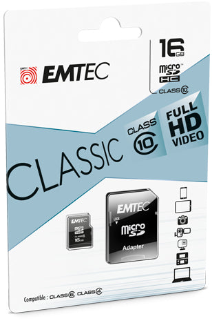EMTEC Flash-Speicherkarte - 16 GB - Class 10