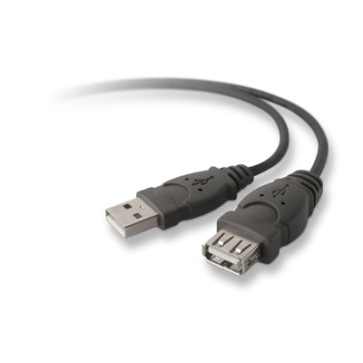 Belkin 10ft USB A/A 2.0 Extension Cable, M/F, 480Mp - USB-Verlängerungskabel - USB (M)