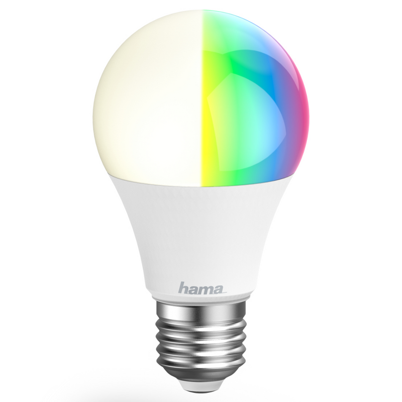 Hama WiFi-LED-Lampe, E27, 10W, RGB, dimmbar