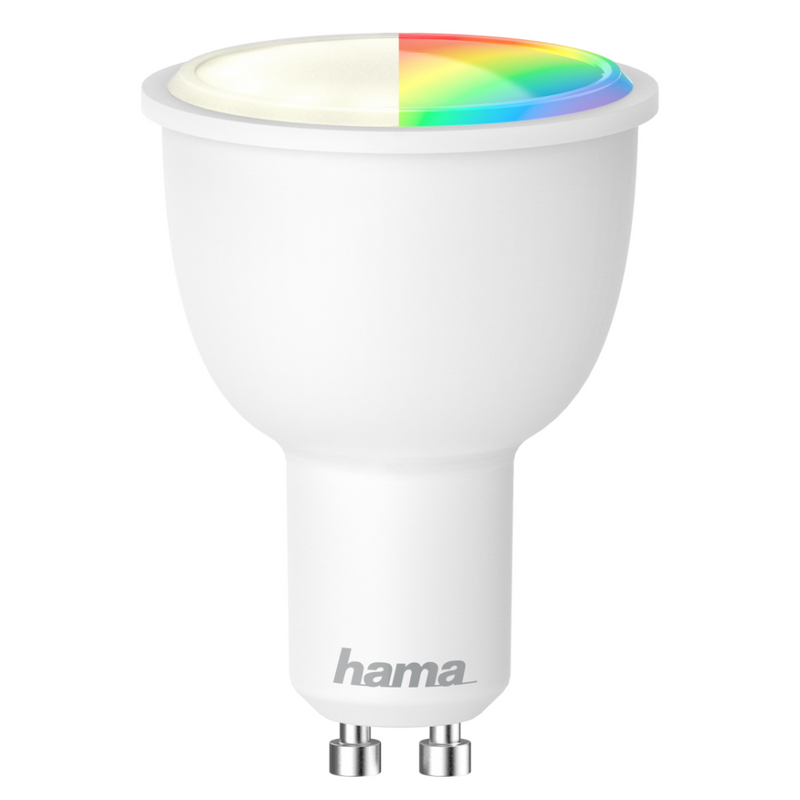 Hama WiFi-LED-Lampe, GU10, 4,5W, RGB, dimmbar