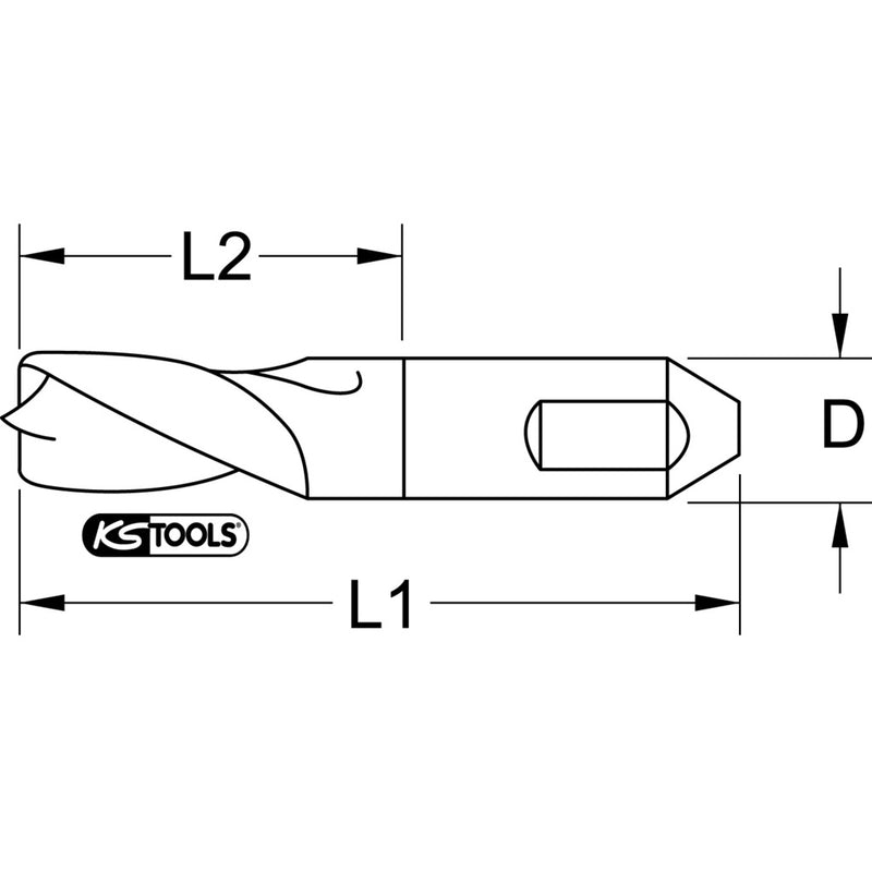 KS TOOLS HSS-G Spiralbohrer 8.9mm 10er Pack 330.2089
