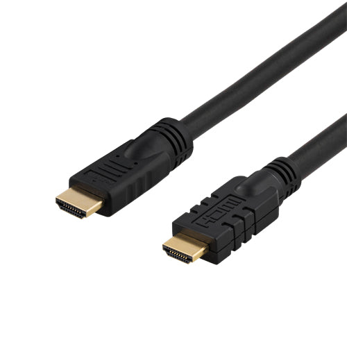 Deltaco HDMI-1250 - 25 m - HDMI Typ A (Standard) - HDMI Typ A (Standard) - 10,2 Gbit/s - Schwarz