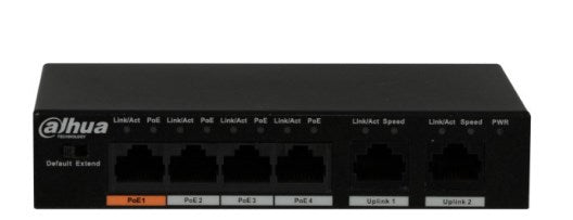 i-Alarmsysteme Technology PFS3006-4ET-60 - Unmanaged - Fast Ethernet (10/100) - Power over Ethernet (PoE)