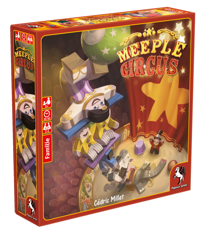 Pegasus Spiele Meeple Circus - Party board game - Kinder & Erwachsene - 8 Jahr(e) - 30 min