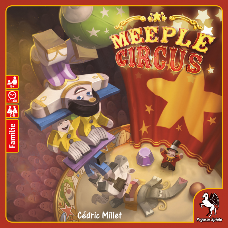 Pegasus Spiele Meeple Circus - Party board game - Kinder & Erwachsene - 8 Jahr(e) - 30 min