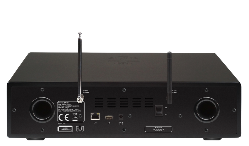 Audioblock SR-100 - Internet - Digital - DAB+,FM - 87,5 - 108 MHz - 174,928 - 239,2 MHz - 40 W
