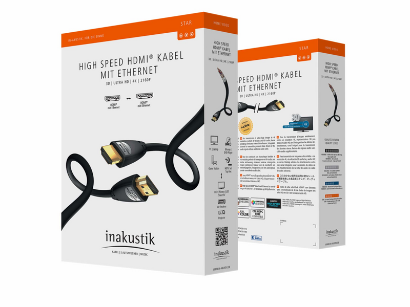 in-akustik Star High Speed HDMI Cable With Ethernet