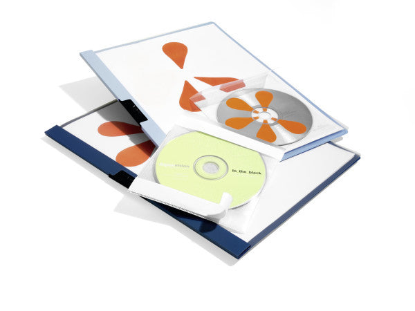 Durable CD/DVD FIX - CD-/DVD-Hülle - Kapazität: 1 CD, 1 DVD - durchsichtig (Packung mit 10)
