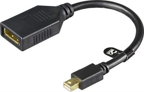 Deltaco DisplayPort adapter Mini DP 20 pin ha till 20 ho