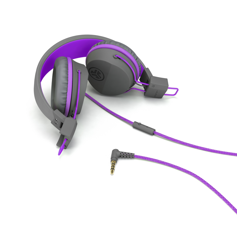 JLAB Audio Jbuddies Studio Over Ear Folding Kids Headphones Purple/Grey - Kopfhörer - 20 KHz