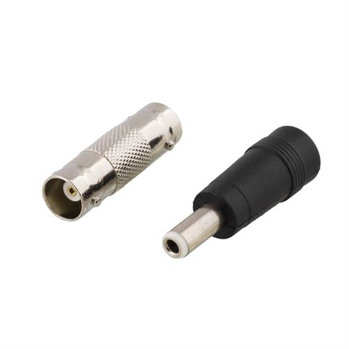 Deltaco coaxial cable with BNC and power m - m 2.1mm 5m black