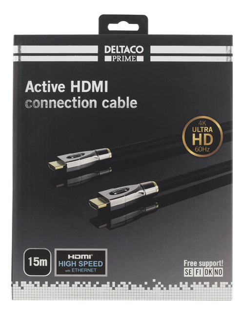 Deltaco Kbl Aktiv HDMI ha-ha 15m